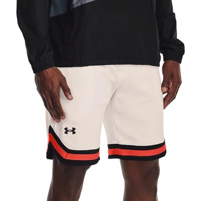 Under Armour pánske šortky Rival Fleece AMP short biele