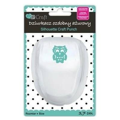 dpCraft Dekorační děrovačka ažurová 3,7cm – sova (JCDZ-515-003)
