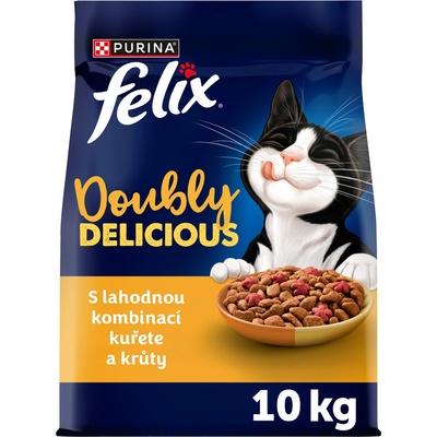 Felix Doubly Delicious kuře a krůta 10 kg