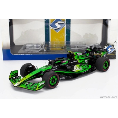 Solido Sauber F1 C44 Team Stake Kick N 24 Las Vegas Usa Gp 2024 Zhou Guanyu Zelená Černá 1:18