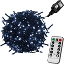 Voltronic vianočná reťaz 10 m,100 LED,studene biela ovládač