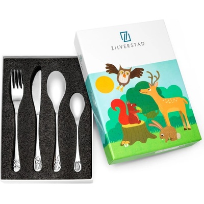 Zilverstad Příbor Forest Animals 4 ks
