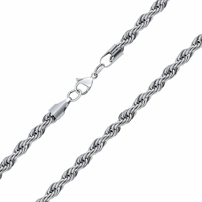 SILVEGO Moderná retiazka z chirurgickej ocele ROPE 3,5 mm RRCN0104