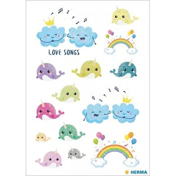 HERMA Херма: Комплект стикери - Нарвали (15679)