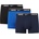 Nike Мъжки боксерки Nike 3 Pack Everyday Cotton Trunks Mens - Blk/Gry/Blu 9J1