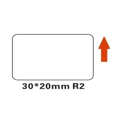 Niimbot A2A88658501 30x20 mm 320 ks biele samolepiace štítky