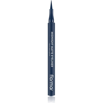 flormar Midnight Matte Eyeliner linka na oči vo fixke s matným efektom 03 Dark Blue 1 ml