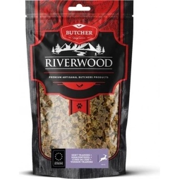 Riverwood - Сушени лакомства за кучета, хапки от еленско месо, 150 гр