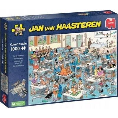 Jumbo Jan van Haasteren Výstava koček 1000 dílků