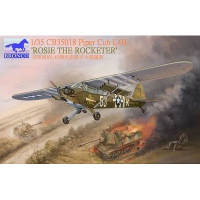 Bronco Piper Cub L4H Rosie the Rocketer CB 35018 1:35