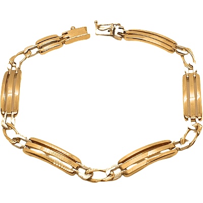 VipGold Златна мъжка синджирна гривнa 8.67 гр (GRSM67)