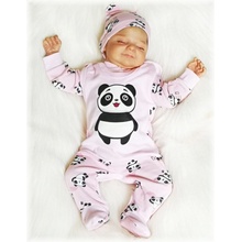 Kojenecká 2D soupravička Panda růžová