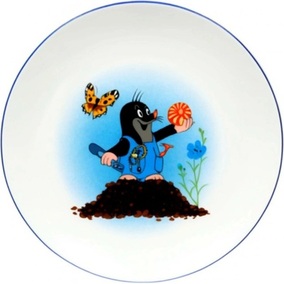 Thun 1794 KRTEČEK a kalhotky porcelánový talíř mělký 210 mm, P1030056J1Z2614100