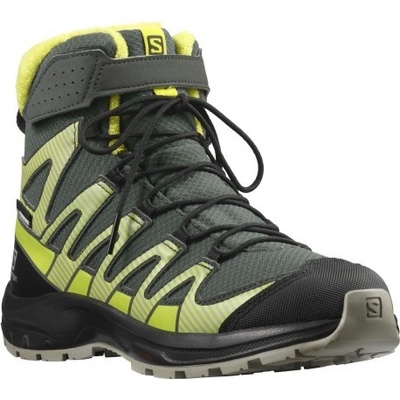 Salomon XA Pro V8 Winter CSWP J 414335 dětské zimní nepromokavé boty urban chic/black – Zboží Dáma