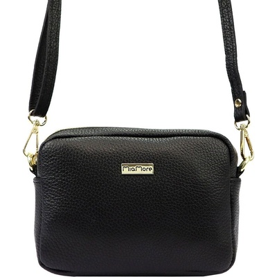 MiaMore malá kožená crossbody kabelka no. 59 černá