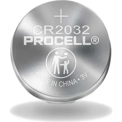 Duracell Бутонна батерия duracell procell cr2032, 3v, 1 бр. bulk, Литиева, /цена за 1 батерия/ (procell-cr2032-bulk)