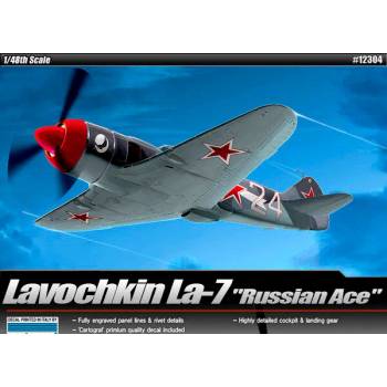 Image 1 of Academy Изтребител Лавочкин Ла-7 (Руски Асове) (12304)