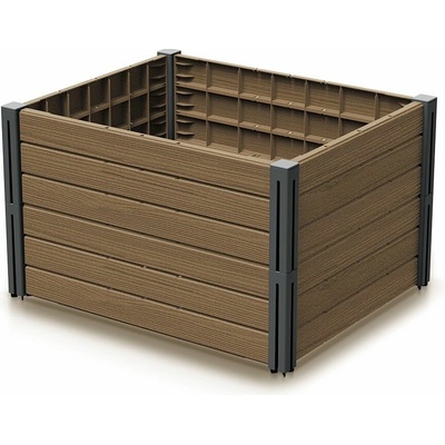 PROSPERPLAST Vyvýšený záhon, 2 ks BASE PLANT 75,6 cm, naturo ECO