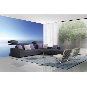 DIMEX ART Самозалепваща се флизелинова фототапета дзен камъни 375 x 250 см