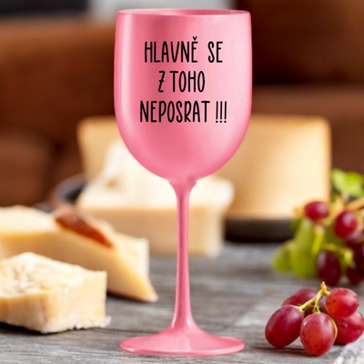 Ahome Sklenice na víno plastová 420 ml