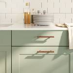 vidaXL Дръжки за шкафове, 20 бр, бронз, 96 мм, неръждаема стомана (3203612)
