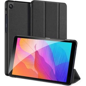 Dux Ducis Huawei MatePad T8 WIFI / MatePad T8 LTE DUX DUCIS DOMO калъф с подставка, с ефект на кожа, активен FLIP, текстилен мотив, ЧЕРЕН (GP-97214)