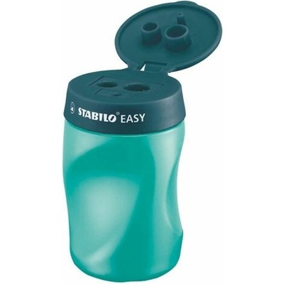 Struhadlo, třídírkové, se zásobníkem, pro praváky, STABILO "Easy", olejové zelené