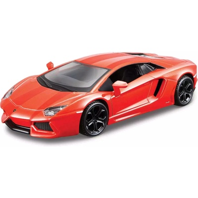 Bburago Auta HOBBY Lamborghini Aventador Coupé oranžové 1:32