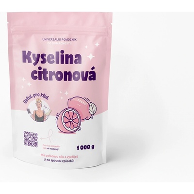 Úklid pro klid Kyselina citrónová 1 kg – Zboží Dáma