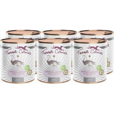 Terra Canis Hypoallergenic Ostrich & parsnip 6 x 800 g