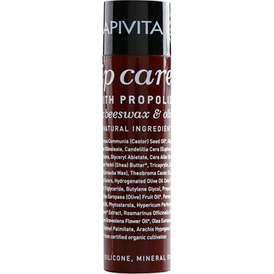 Apivita Lip Care Propolis balzam na suché a popraskané pery Organic Beeswax & Olive Oil 4,4 g