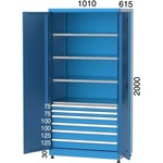 Kocel ШКАФ С 4 РАФТА И 6 ЧЕКМЕДЖЕТ kocel - 6217 (6217)