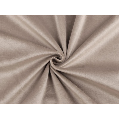 Samet / velvet hladký šíře 280 cm, střední, 2 (240 g/m²) béžová