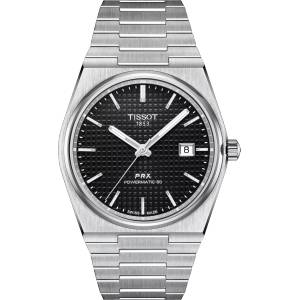 Tissot Мъжки часовник Tissot PRX 137.407. 11.051. 00, Сребрист / Черен (TIS137.407.11.051.00) Часовници