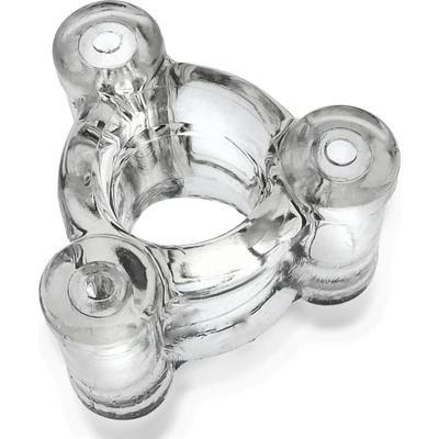 OXBALLS Heavy Squeeze Weighted Ballstretcher Clear