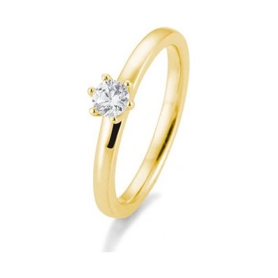 Sofia Diamonds prsteň zo žltého zlata s diamantom BE41 05990 Y