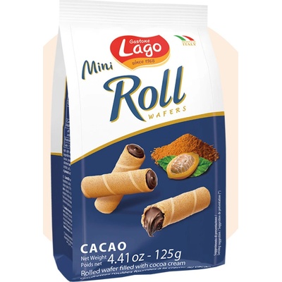 Gastone Lago Mini trubičky s kakaem 125 g