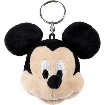 CERDá Mickey Plush Key chain 7 cm - Black (Black)