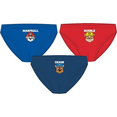 Paw Patrol Tlapková patrola Licencia chlapčenské slipy Paw Patrol 52331257 modrá / červená
