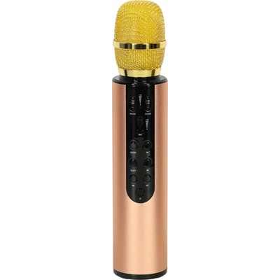 KIK KX3382 Karaoke Bluetooth mikrofon 2000mAh zlatý