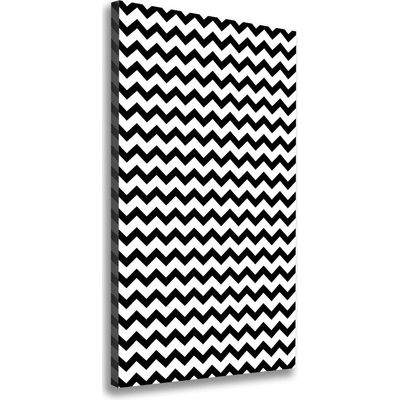 Vertikálny moderný obraz canvas na ráme Klikatiny 50x100 cm