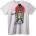 NOONEBRAND Тениска Законът зад Костюма - 2XL, White