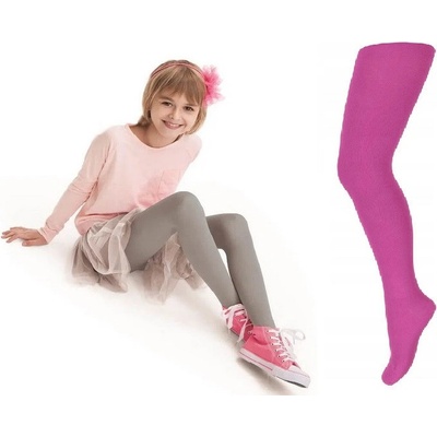 dívčí punčocháče Mary NOQ 60 den fuchsiová
