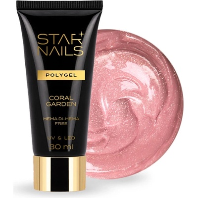 Starnails UV/LED polygél Hema Di-Hema Free 015 Coral Garden 30 ml