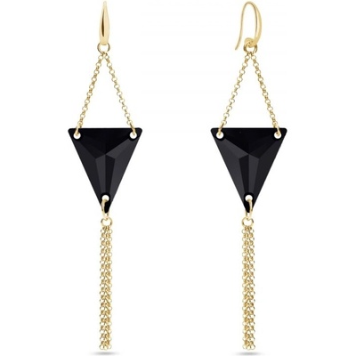 Spark černé se Swarovski Elements Trident KWG327118J Jet