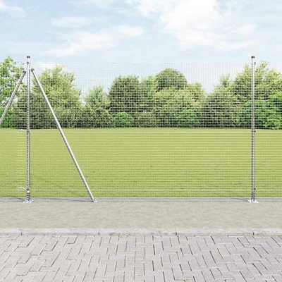 vidaXL Svařovaná drátěná plotina s betonovou základnou 25 x 1,5 m
