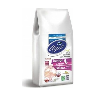 Agil Junior All Breed Low Grain Chicken Lamb & Tona 2 kg
