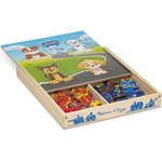 Melissa & Doug - Дървен комплект за игра с магнити - Пес Патрул