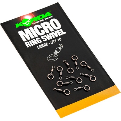 Korda Obratlík s kroužkem Micro Ring Swivel large 10ks – Hledejceny.cz