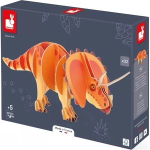 Janod 3D пъзел Janod - Трицератопс (J05838) - baby